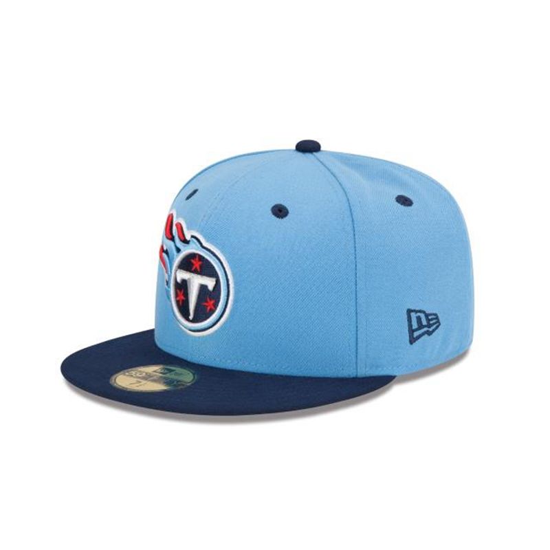 NFL Tennessee Titans 2tone 59Fifty Fitted (QUO3426) - Blue New Era Caps